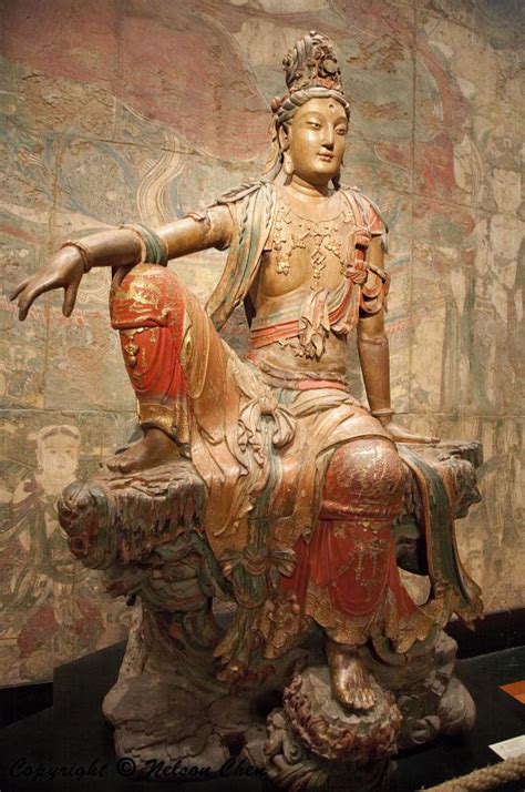 Seated Guanyin Bodhisattva Liao Dynasty Photo Nelson Chen