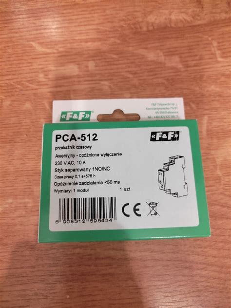 Przekaźnik czasowy awersyjny f&f PCA-512 nowy | Elbląg | Kup teraz na ...