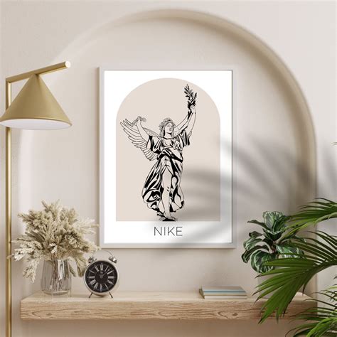 NIKE Goddess of Victory Ancient Mythology Illustration - Etsy