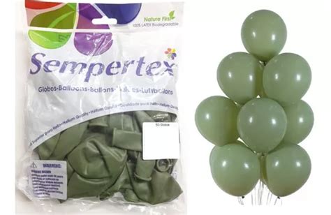 Globos De Latex Eucalipto Fashion Sempertex