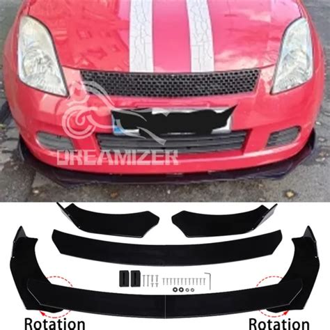 FOR SUZUKI SWIFT RS MK3 Facelift Front Bumper Spoiler Lip Splitter