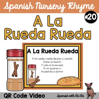 A La Rueda Rueda Cancion Infantil Spanish Nursery Rhyme Song TPT