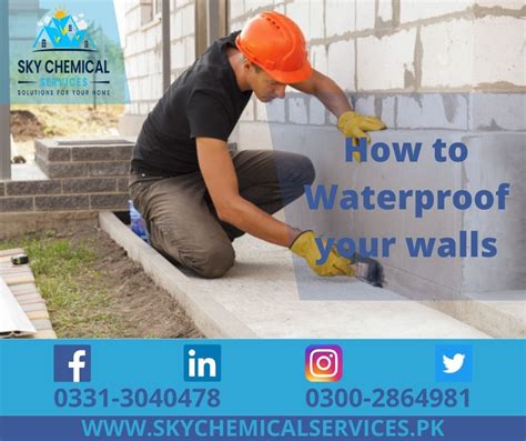 How To Waterproof Your Walls Sky Chemical Services