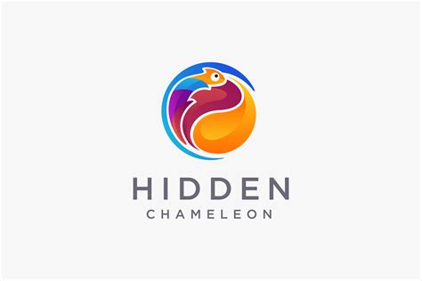 Colorful Modern Chameleon Logo Graphic by DOMHOUZE · Creative Fabrica