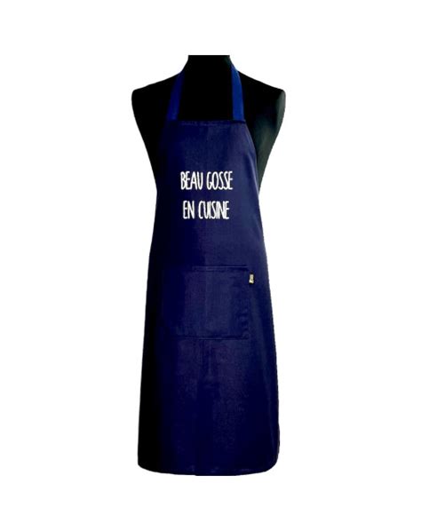 Tablier de cuisine pour homme beau gosse en cuisine fabriqué en