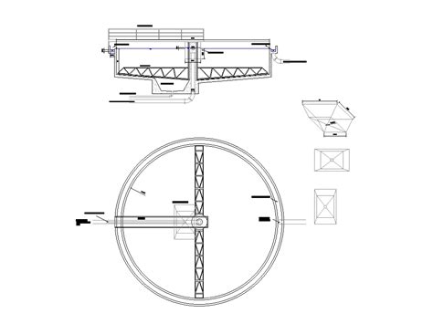 Primary Clarifier In Autocad Cad Download 538 Kb Bibliocad