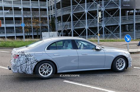 2024 Mercedes E Class Gives Us A First Undisguised Look At Front End And Interior Carscoops