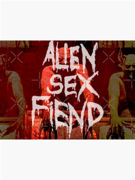 Alien Sex Fiend Sticker By Rcmarble Redbubble