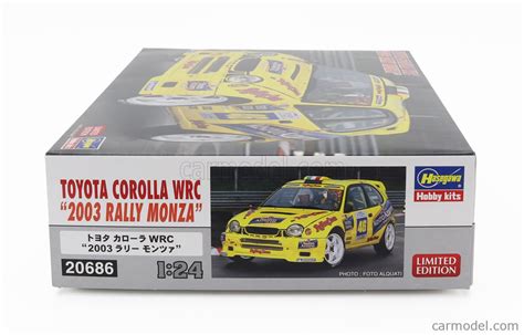 HASEGAWA 20686 Scale 1 24 TOYOTA COROLLA WRC N 46 RALLY MONZA SHOW