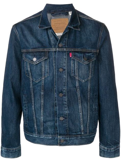 Levis The Trucker Denim Jacket In Blue Modesens