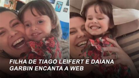 Filha De Tiago Leifert E Daiana Garbin Encanta A Web