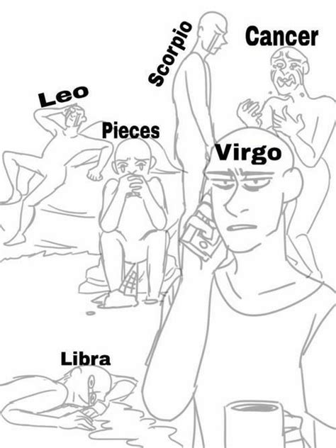 Zodiac Signs The Signs In Draw Your Squad Memes Zodiac Star Signs