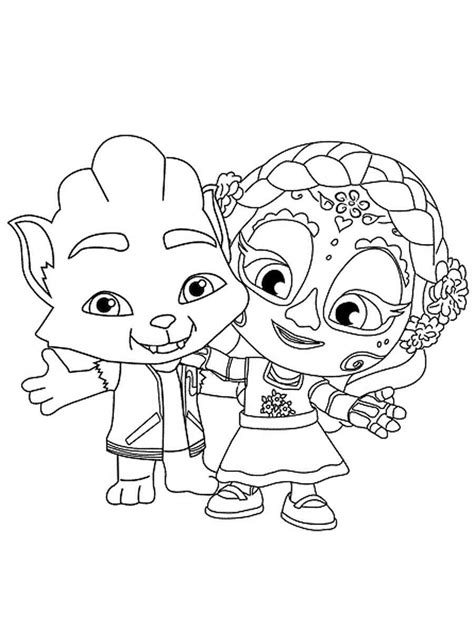 Super Monsters coloring pages