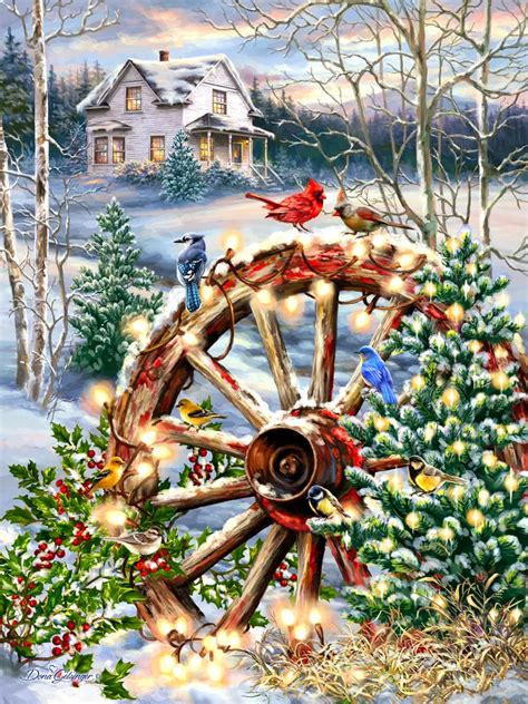 A Country Christmas 1000 Piece Jigsaw Puzzle