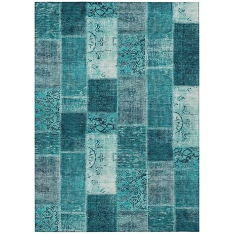 Addison Rugs Chantille Acn Teal X Indoor Outdoor Area Rug