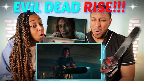 Evil Dead Rise Official Trailer Red Band Reaction Youtube