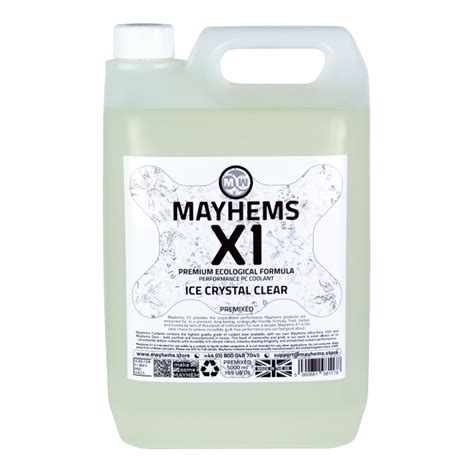 Mayhems X1 Eco Premixed PC Coolant Ice Crystal Clear 5l