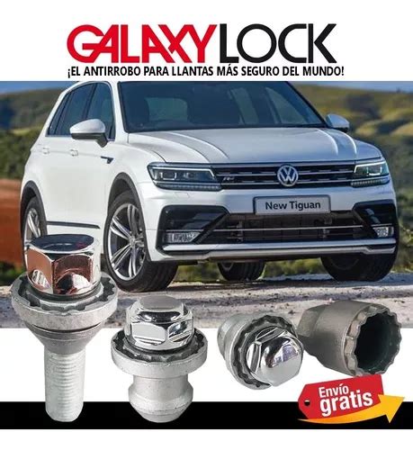 Birlos De Seguridad Vw Tiguan 2 Llaves Envío Gratis