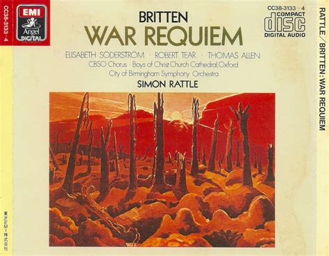 The First Pressing Cd Collection Benjamin Britten War Requiem