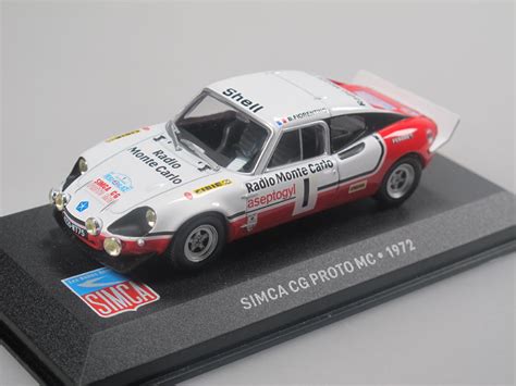 Altaya Simca CG Proto MC Rallye Neige Et Glace 1972 1 43 Vitrine