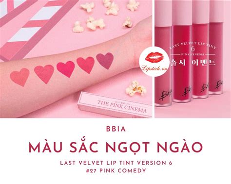 Review Son Bbia 27 Pink Comedy Màu Hồng Đào Đẹp Nhất Hot Nhất