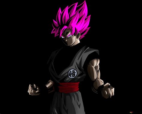 Goku pink hair 8K wallpaper download