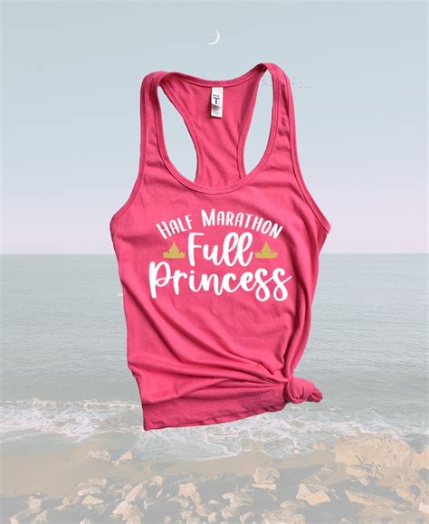 Half Marathon Full Princess® Princess Women S Tank Top Etsy