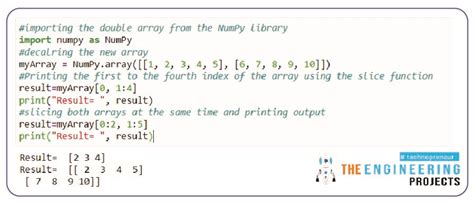 Slicing Of Sequences In Python The Engineering Projects