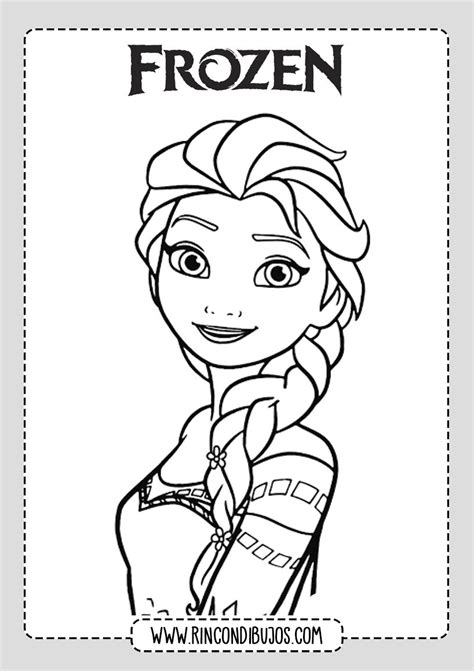 Dibujos Para Colorear De Frozen Para Imprimir Y Gratis