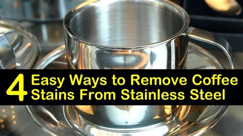 4 Easy Ways to Remove Coffee Stains From Stainless Steel