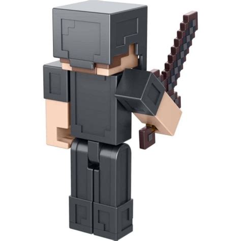 Mattel Minecraft Figure 8cm Build A Portal Steve In Netherite Armor Gtp08 Hdv12 Toys Shop Gr