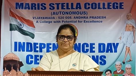 Independence Day Celebrations 2021 Maris Stella College Vijayawada 8