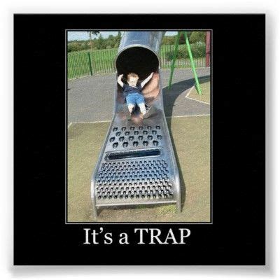 It S A Trap Poster Zazzle Funny Signs Funny Funny Pictures