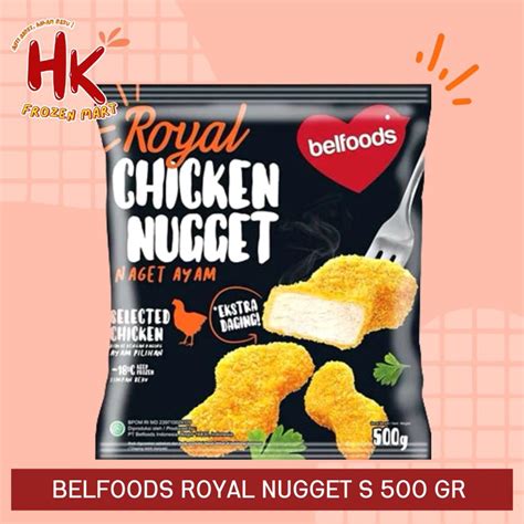 Jual Belfoods Royal Chicken Nugget S 500gr Naget Ayam Premium Hk