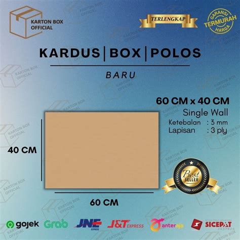 Jual Kardus Karton Lembaran X Cm Lembaran Sheet Packing Shopee