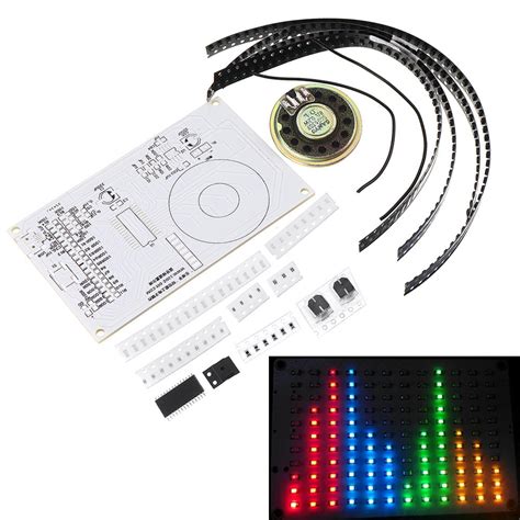 New 12x11 Fft Music Spectrum Sound Control Led Spectrum Analyzer Diy Dot Matrix Electronic