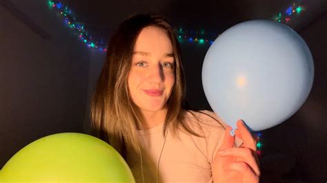 Asmr Balloon Sounds Sticky Tapping Youtube