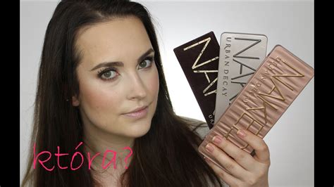 Palety Urban Decay Naked 1 2 i 3 porównanie recenzja którą