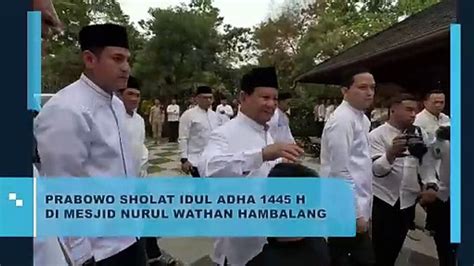 Begini Cara Prabowo Subianto Maknai Momen Idul Adha Dari Kisah Nabi