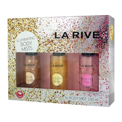 La Rive Illuminating Body Mists Set 3 X 100 Ml £7 59