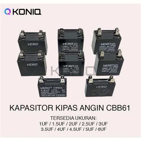 Jual Kapasitor Kipas Angin Cbb61 Ready Semua Ukuran Shopee Indonesia