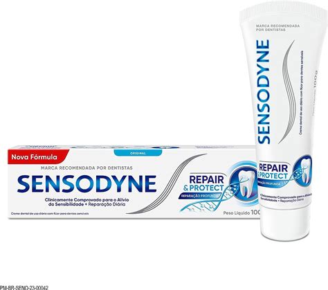 Sensodyne Creme Dental Repair e Protect Reparação Profunda e Proteção