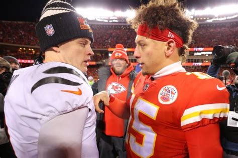 What Joe Burrow Told Patrick Mahomes Right After Bengals Chiefs Afc Title Game Flipboard