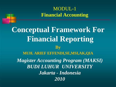 PDF Modul 1 Conceptual Framework For Financial Reporting SFAC