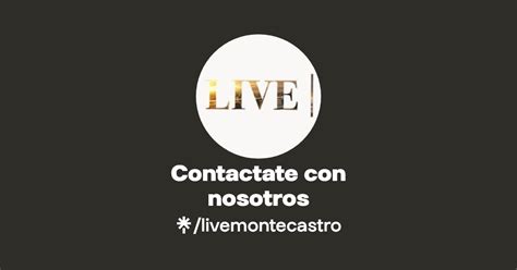 Contactate Con Nosotros Twitter Facebook Tiktok Linktree