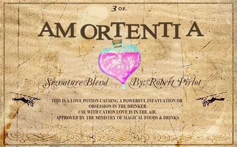 Amortentia Tea Potion Labels Harry Potter Tea Harry Potter Potions