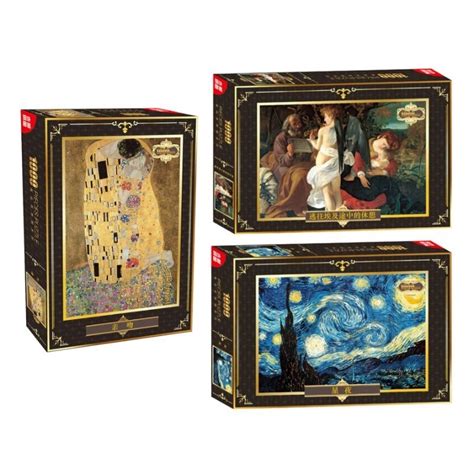 Jual Puzzle 1000 pcs Famous Paintings 75 x 50cm | Shopee Indonesia