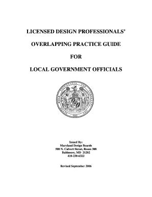 Fillable Online Dllr Maryland Md Dllr Guide To Local Governments Form