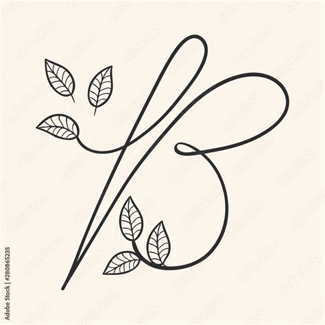 Calligraphy alphabet. Decorative handwritten font. Vector letter B ...