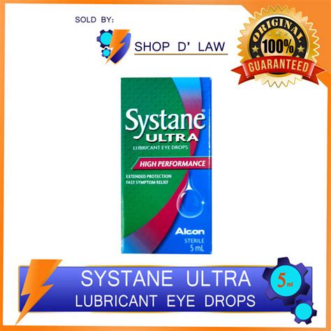 Systane Ultra Lubricant Eye Drops 5ml Lazada Ph